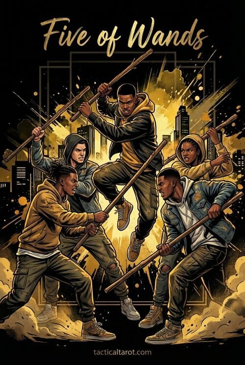 Five of Wands